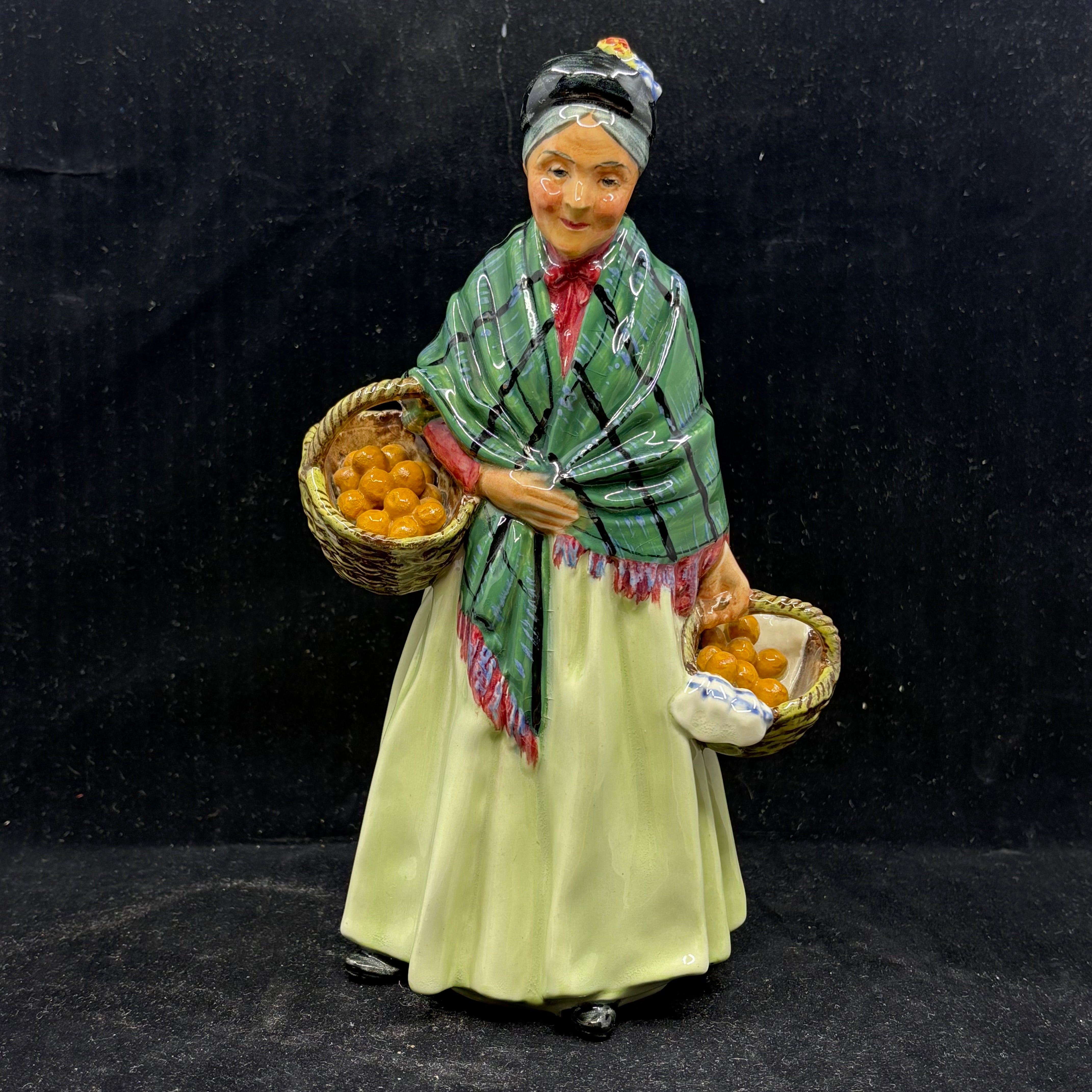Royal Doulton Orange Lady HN1953 (1940-1975) - 8.5" Figurine - William Cross