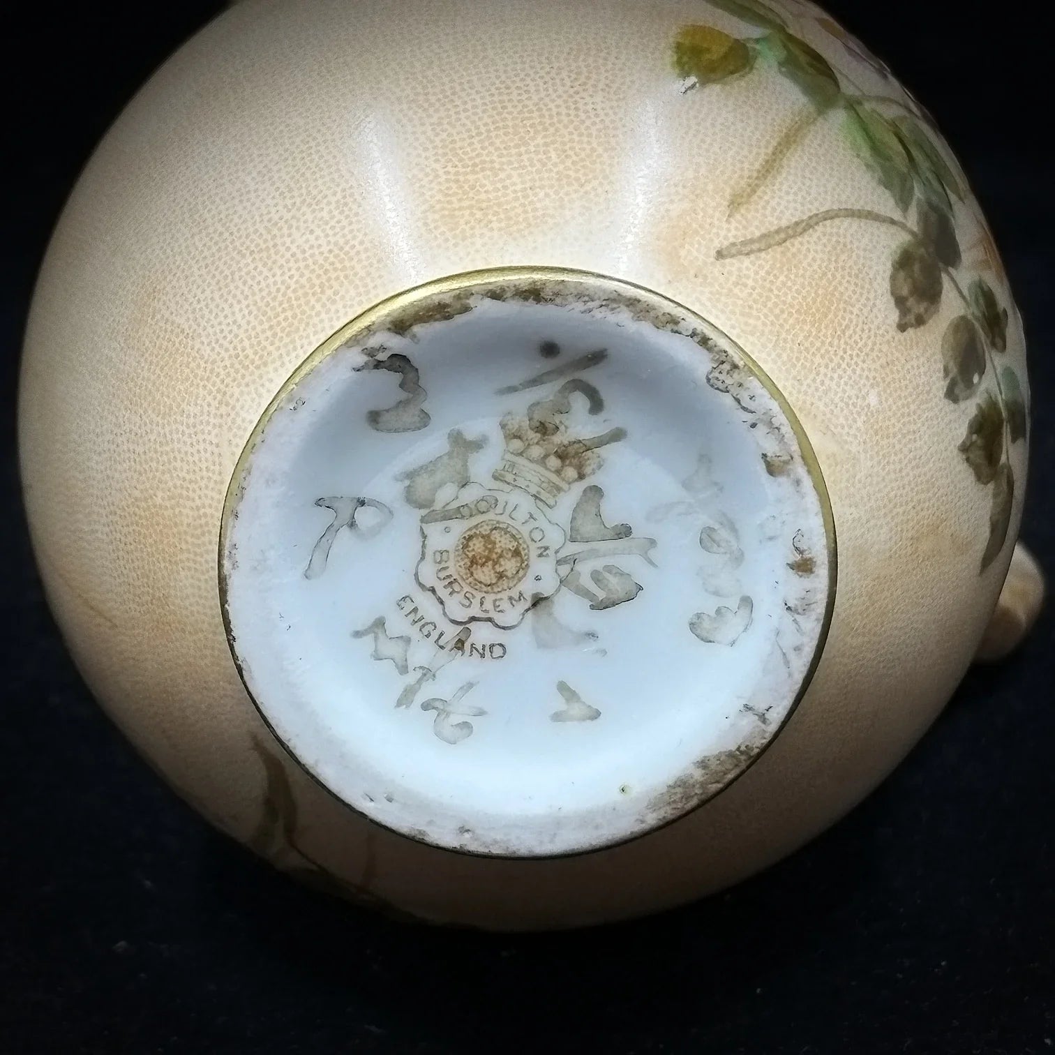 Early Doulton Burlsem Decorative Pitcher - William Cross