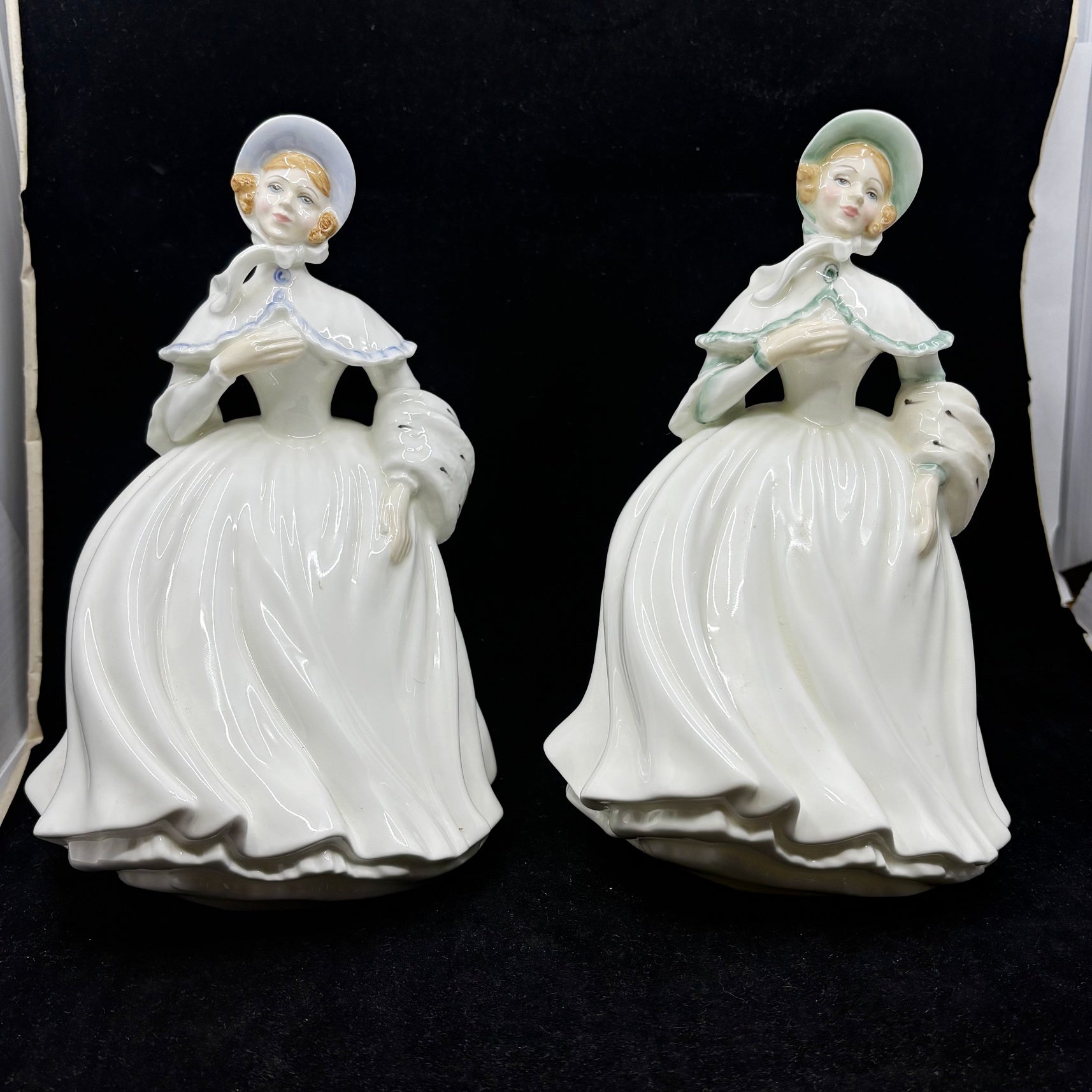 Royal Doulton Figurine Jessica HN3169 Blue and Green trim