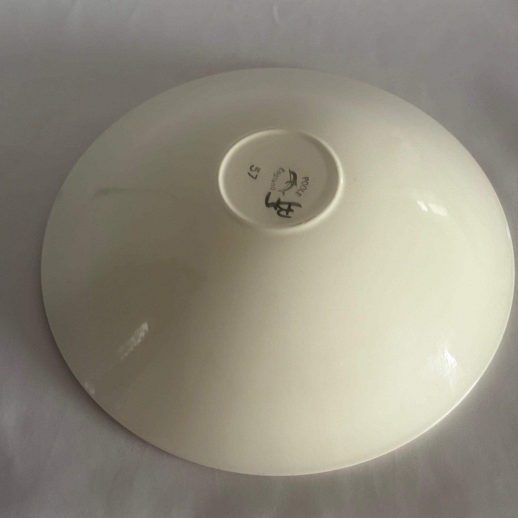 Poole Pottery Red & Orange Large Bowl