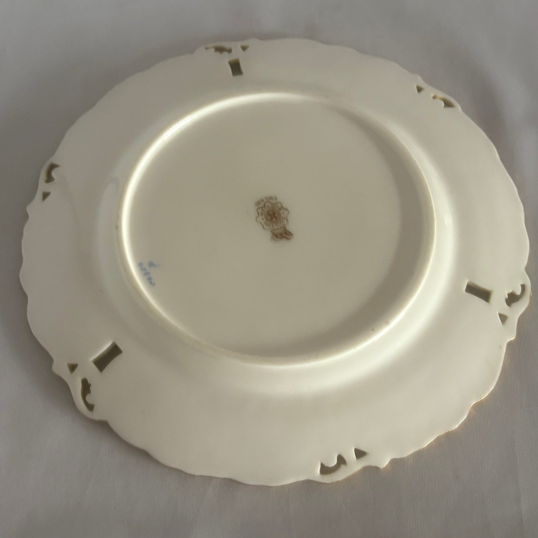 Doulton Burslem Floral Plate C. 1885