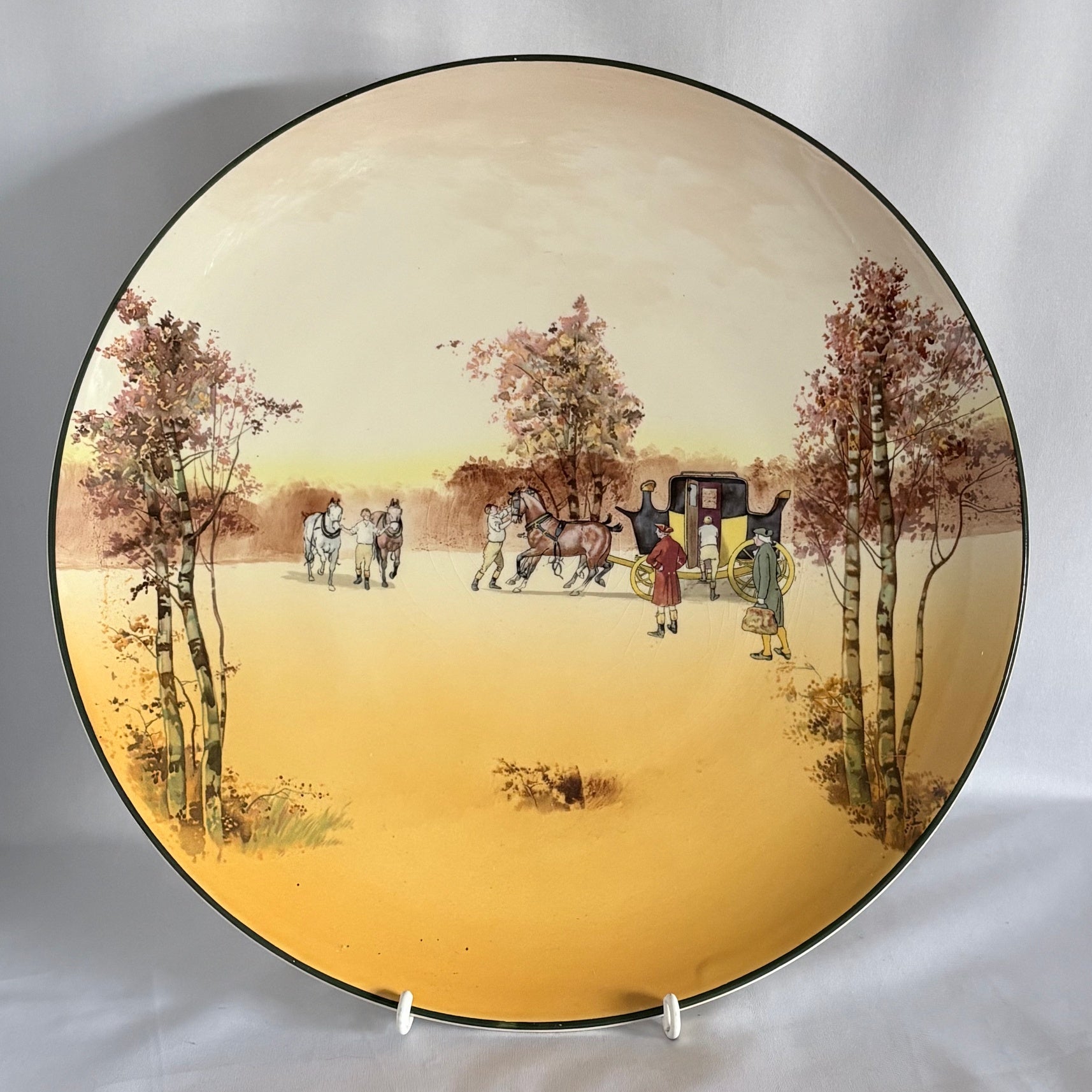 Royal Doulton Coaching Days Charger -15"- William Cross