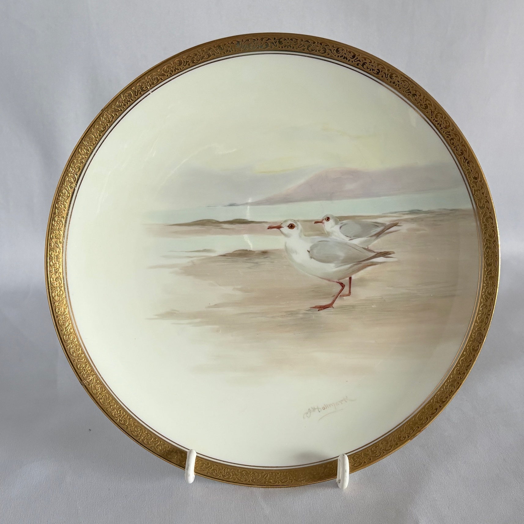 Set of Six Royal Doulton Joseph Hancock Bird Plates