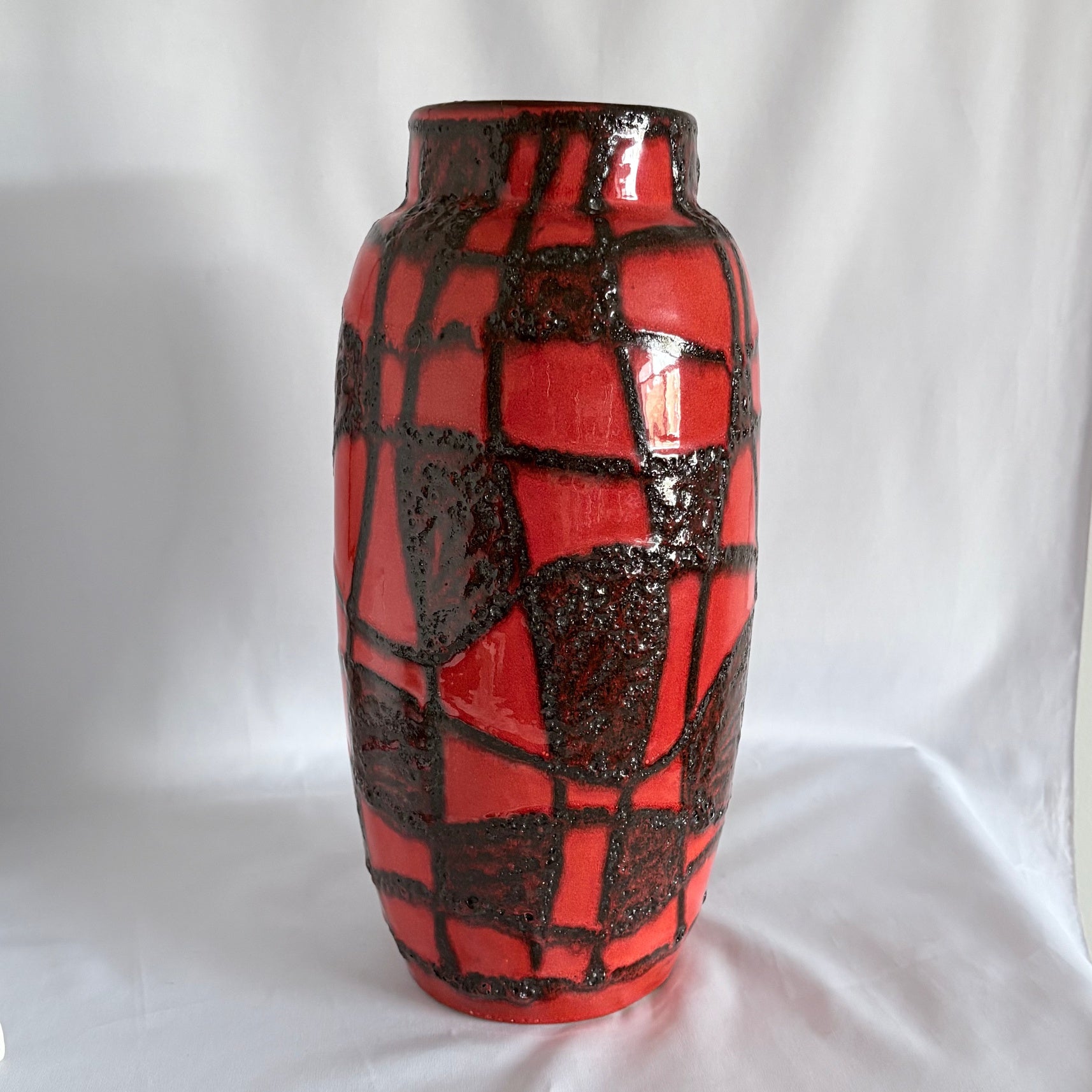 West German Art Pottery Spide Vase 38cm - William Cross