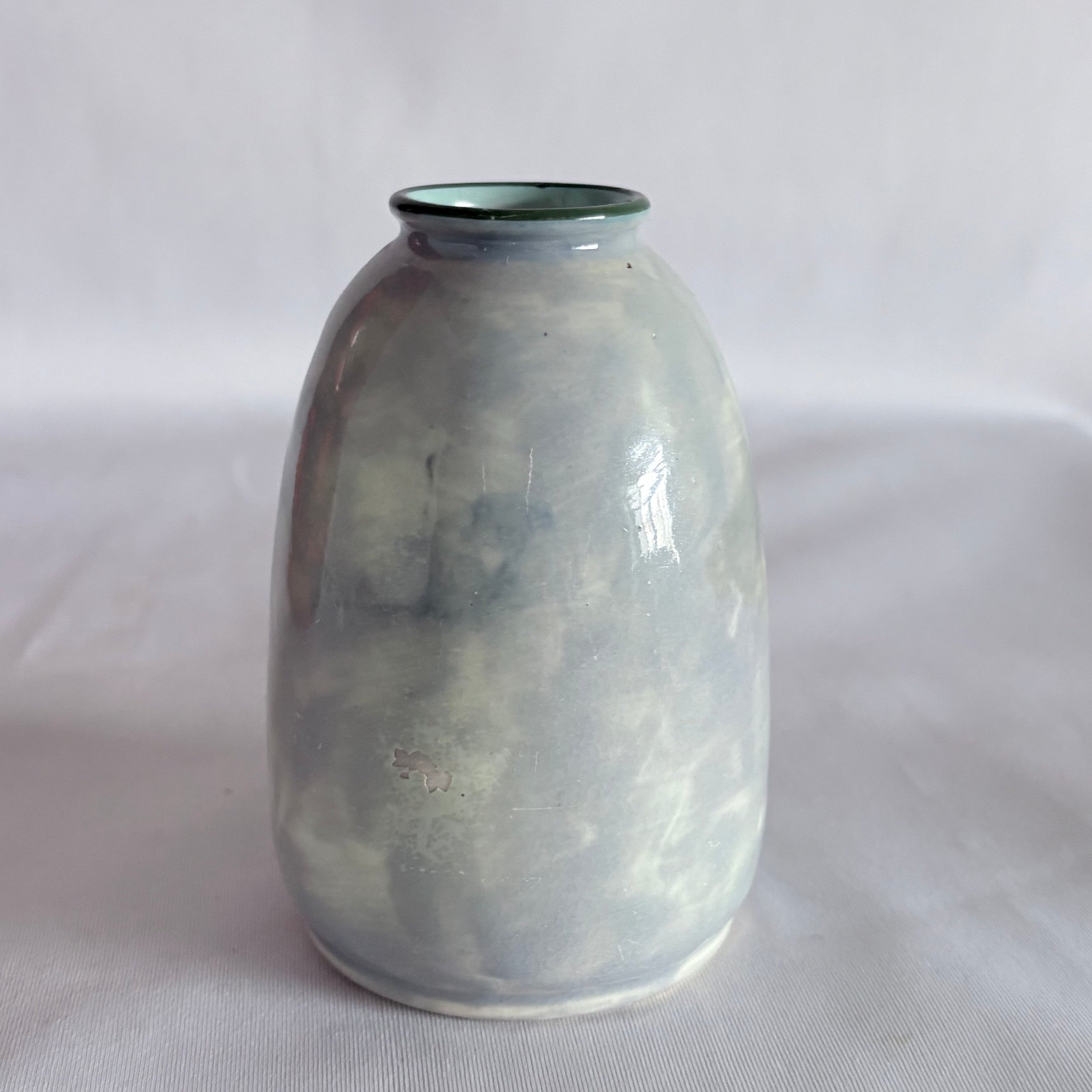 Royal Doulton Hand Painted Winter Scene Vase -William Cross