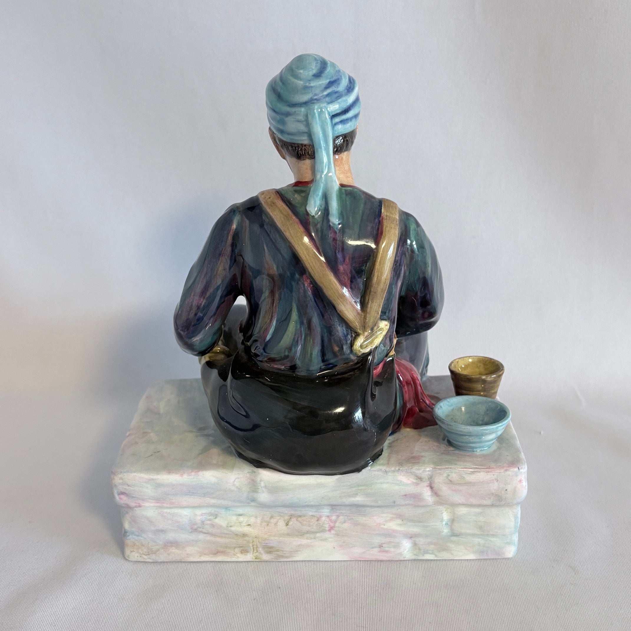 A Reg Johnson Figurine- Egyptian Water Carrier - William Cross