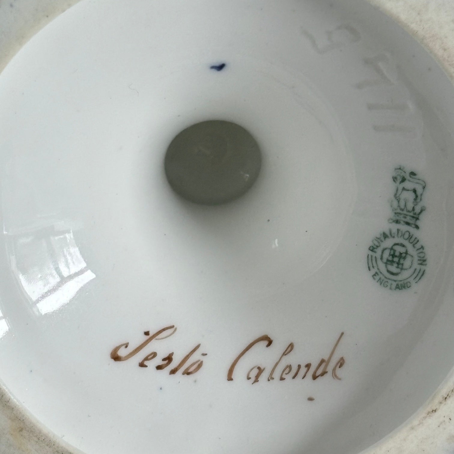 Royal Doulton Covered Urn Sesto Calende Lago Maggiore Named View c.1902