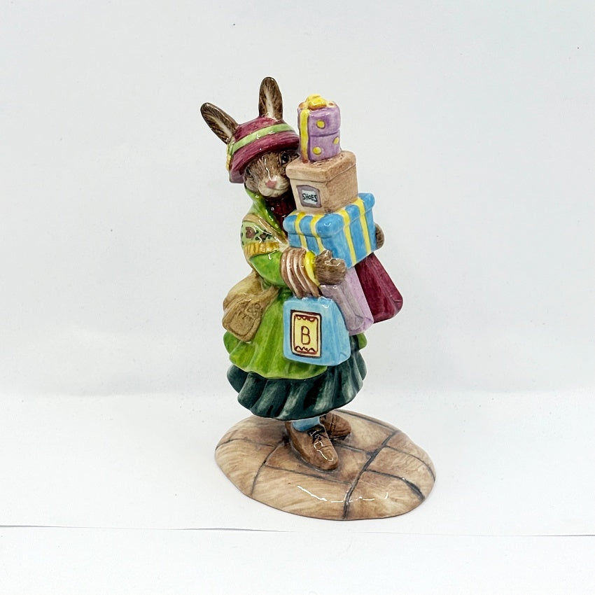 Royal Doulton Bunnykins Retail Therapy DB428 – Past Times Collection