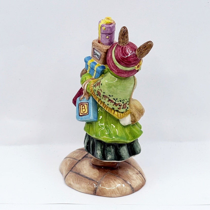 Royal Doulton Bunnykins Retail Therapy DB428 – Past Times Collection