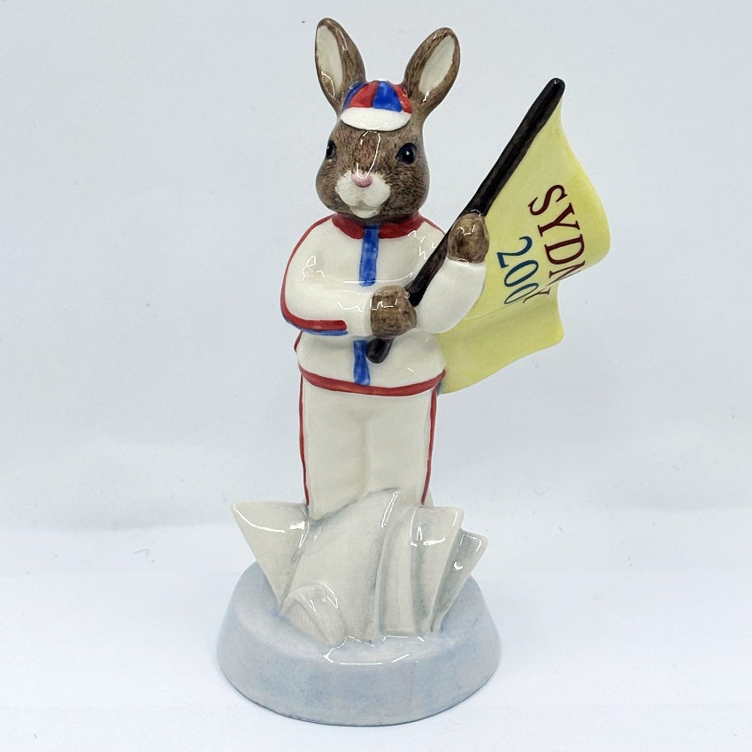 Royal Doulton Bunnykins English Athlete DB216 – Ltd Ed 2500