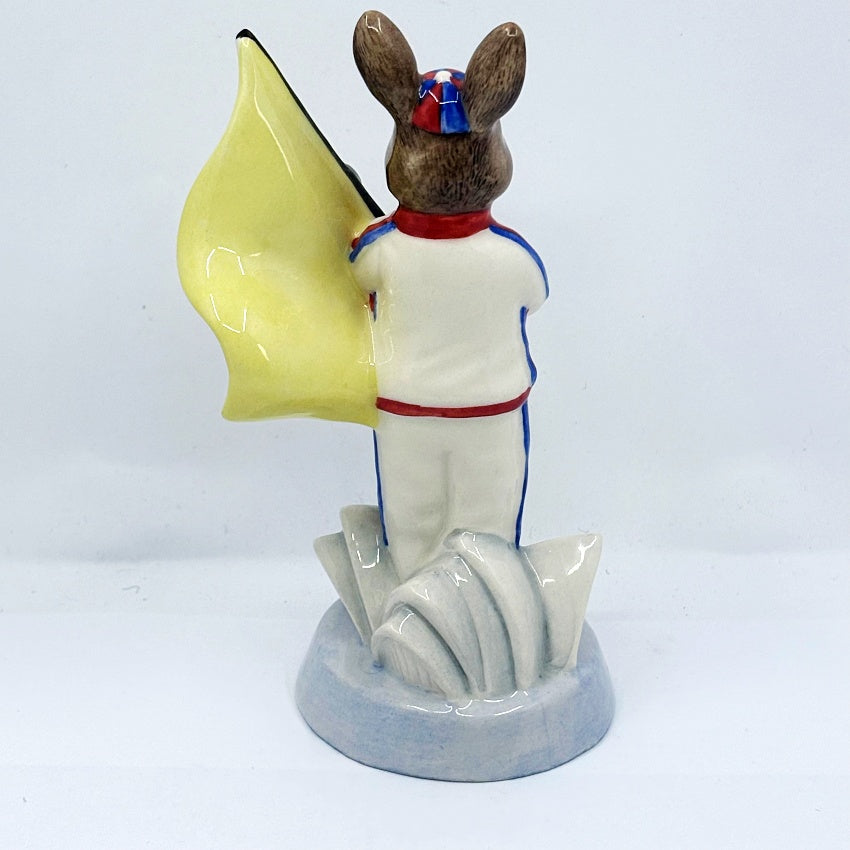 Royal Doulton Bunnykins English Athlete DB216 – Ltd Ed 2500