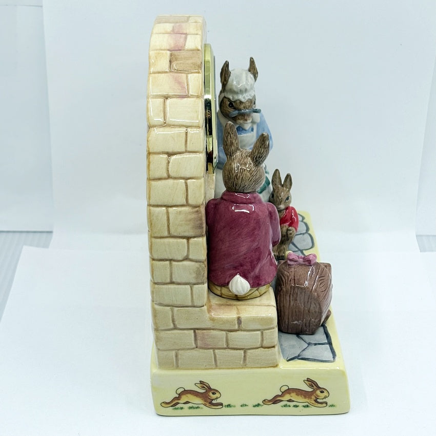 Royal Doulton Bunnykins Alarm Clock Family Time