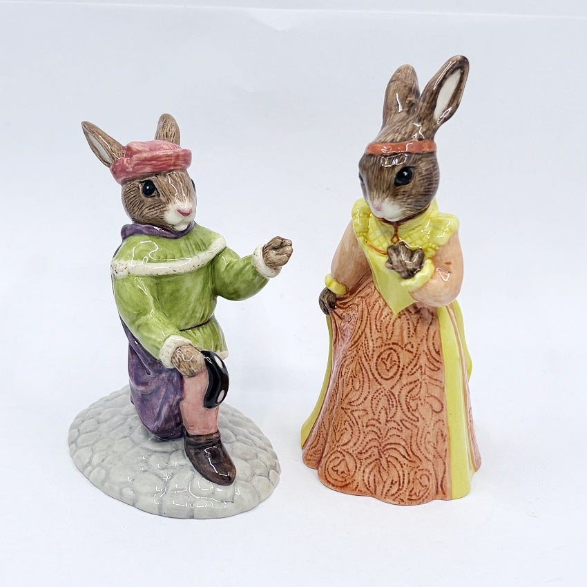 Royal Doulton Bunnykins Romeo & Julliet DB284, 283 – RDICC Special Edition