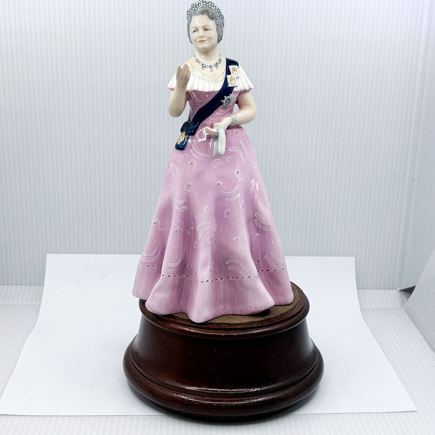Royal Doulton Figurine 80th Birthday of HM Queen Elizabeth, the Queen Mother HN2882