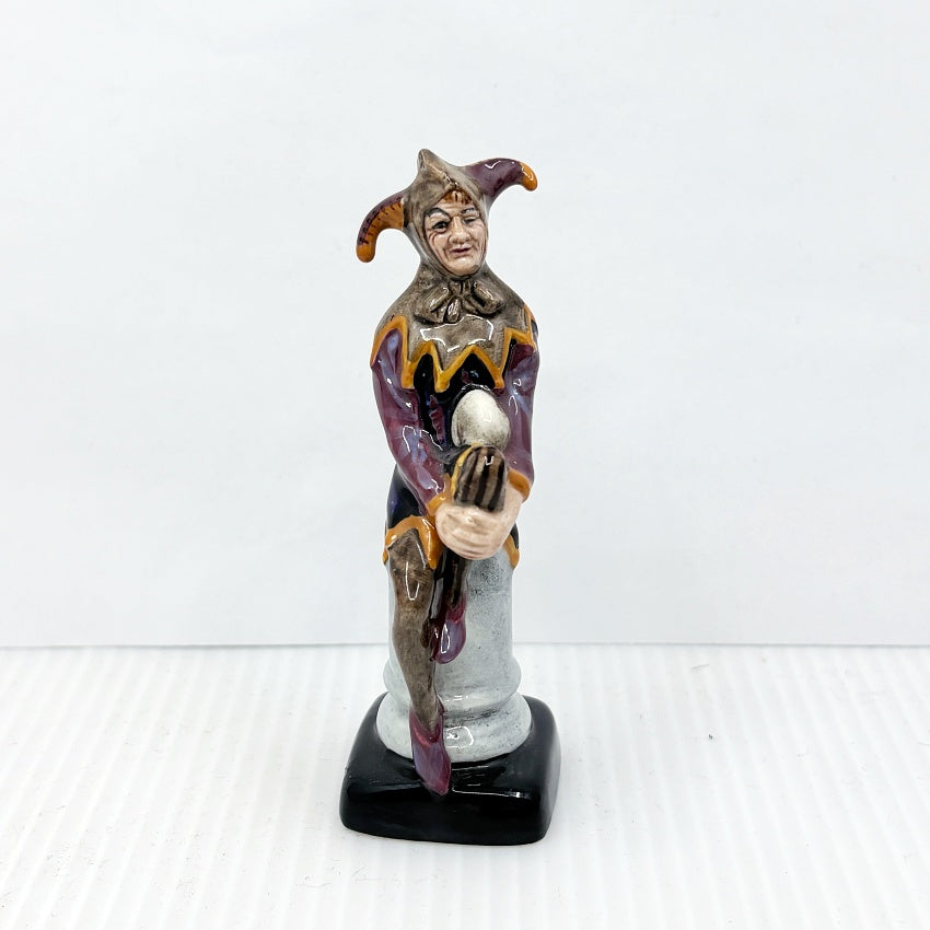 Royal Doulton Figurine Miniature Collection , Falstaff, Town Crier, Jester & Good King
