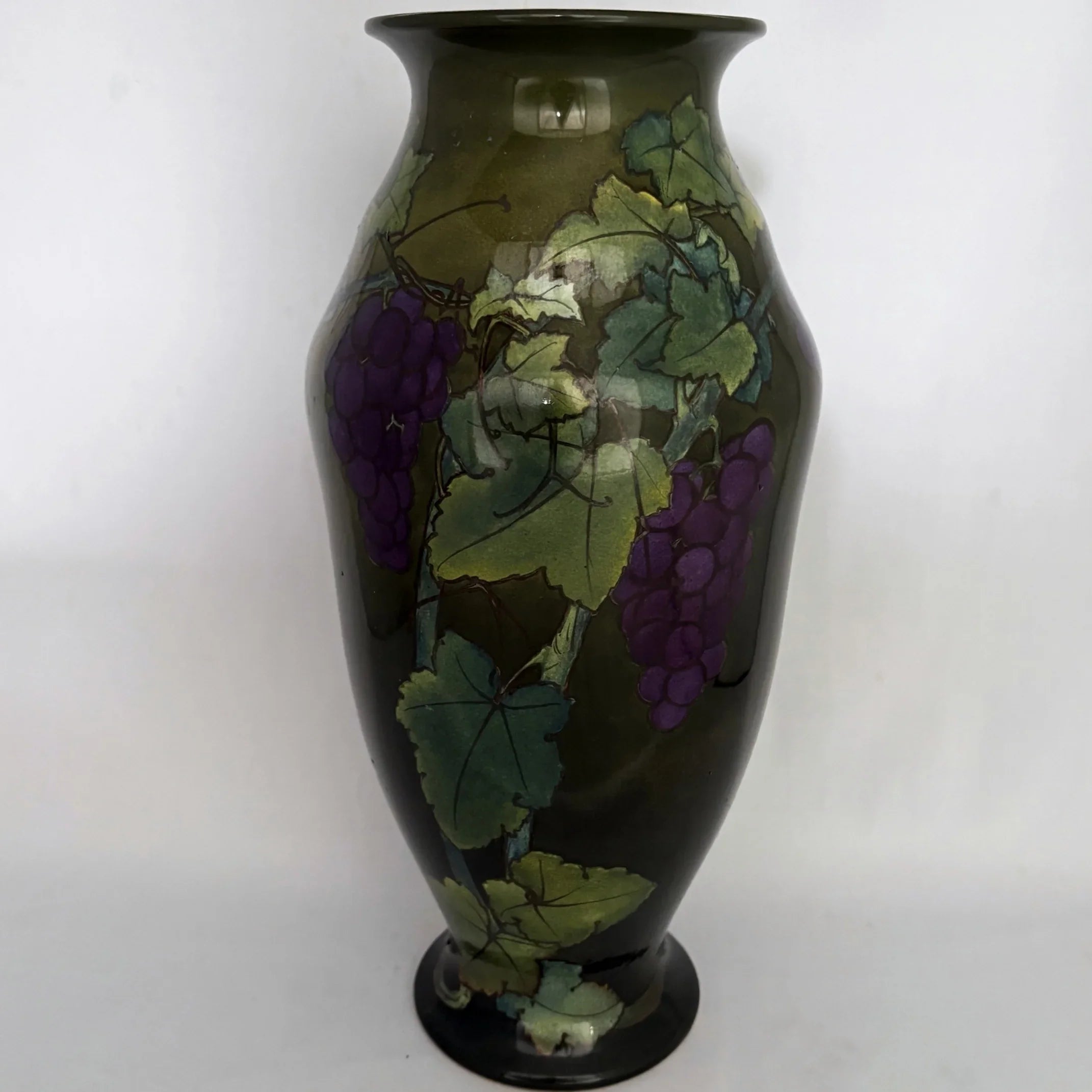 Large Doulton Faience Art Nouveau Vase