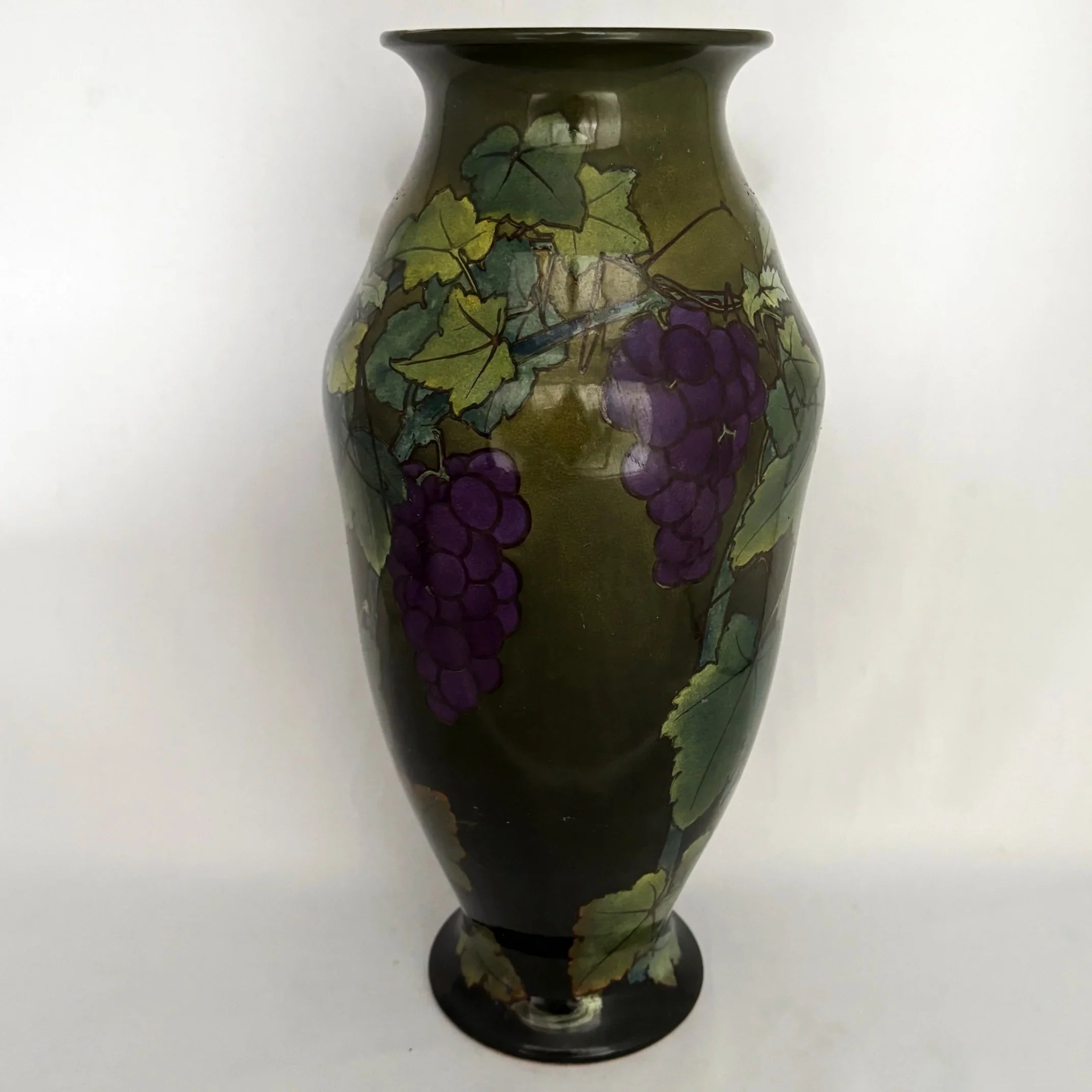 Large Doulton Faience Art Nouveau Vase