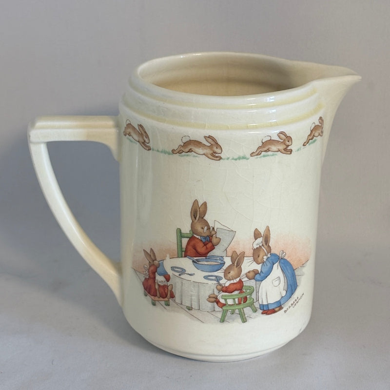 Family at Breakfast/Santa Claus Casino Jug Royal Doulton Bunnykins