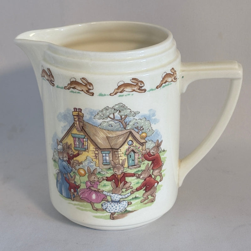 Ring-A-Ring O'Rosies/Row Boat Casino Jug Royal Doulton Bunnykins