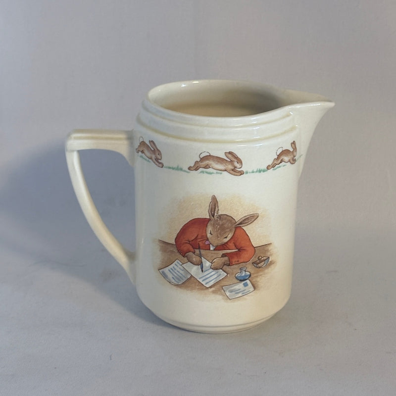 Postman Delivering /Writing Letters Casino Jug Royal Doulton Bunnykins