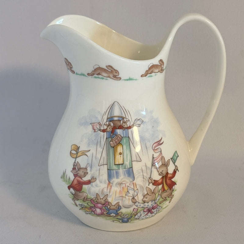 Space Rocket Launch Albion Jug Royal Doulton Bunnykins