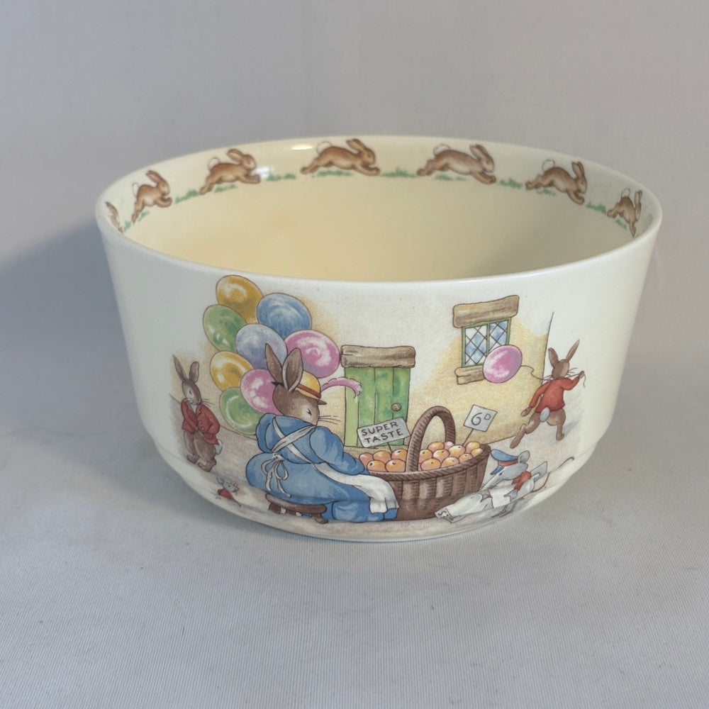 Orange Vendor Sugar Bowl Royal Doulton Bunnykins