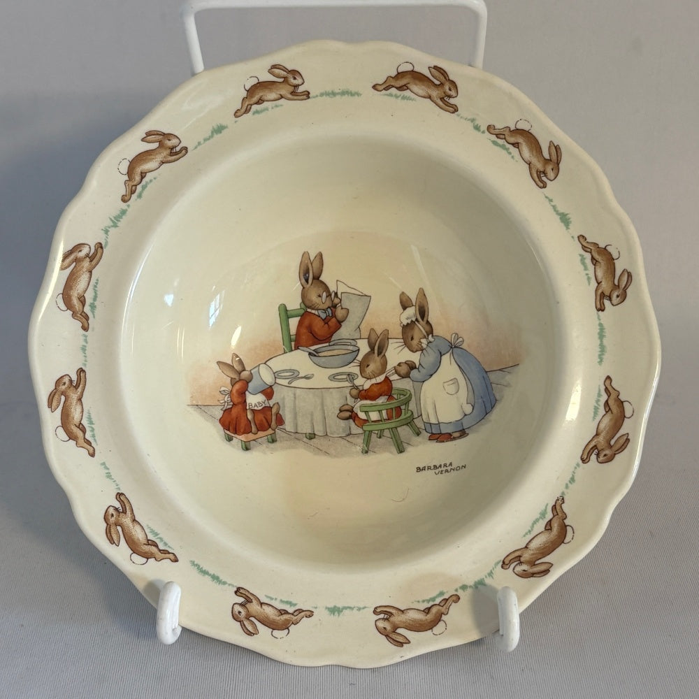 Family at Breakfast Jaffa Bowl Royal Doulton Bunnykins