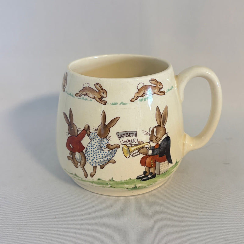 Lambeth Walk/Leap Frog Don Mug Royal Doulton Bunnykins