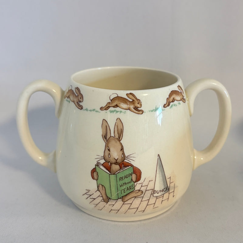 Feeding the baby/Dunce Don Mug Royal Doulton Bunnykins