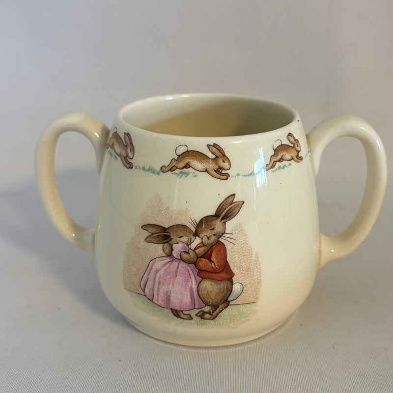 Reading the Times Don Mug Royal Doulton Bunnykins