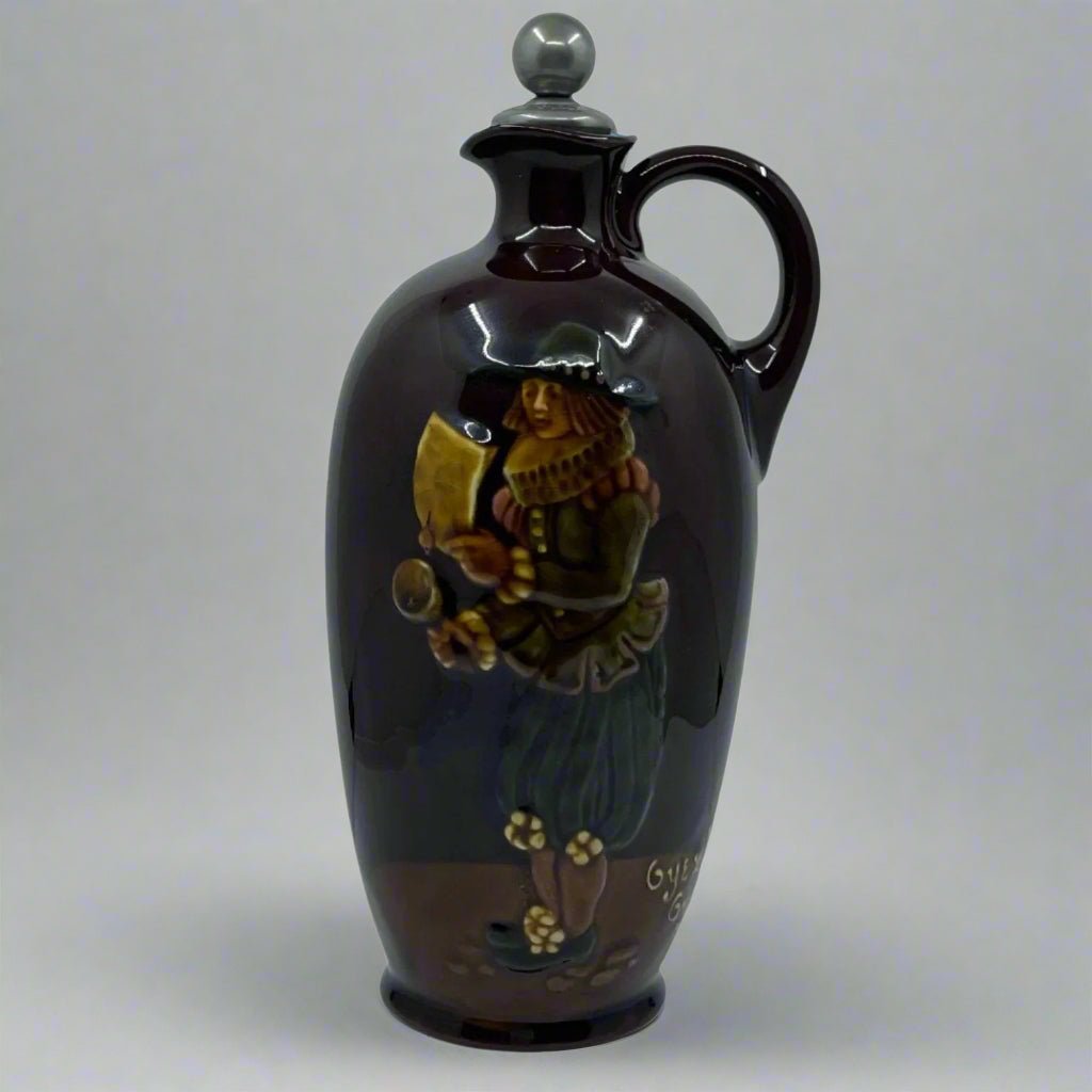 Royal Doulton Kingsware Dewars Wiskey Town Crier Bottle - William Cross