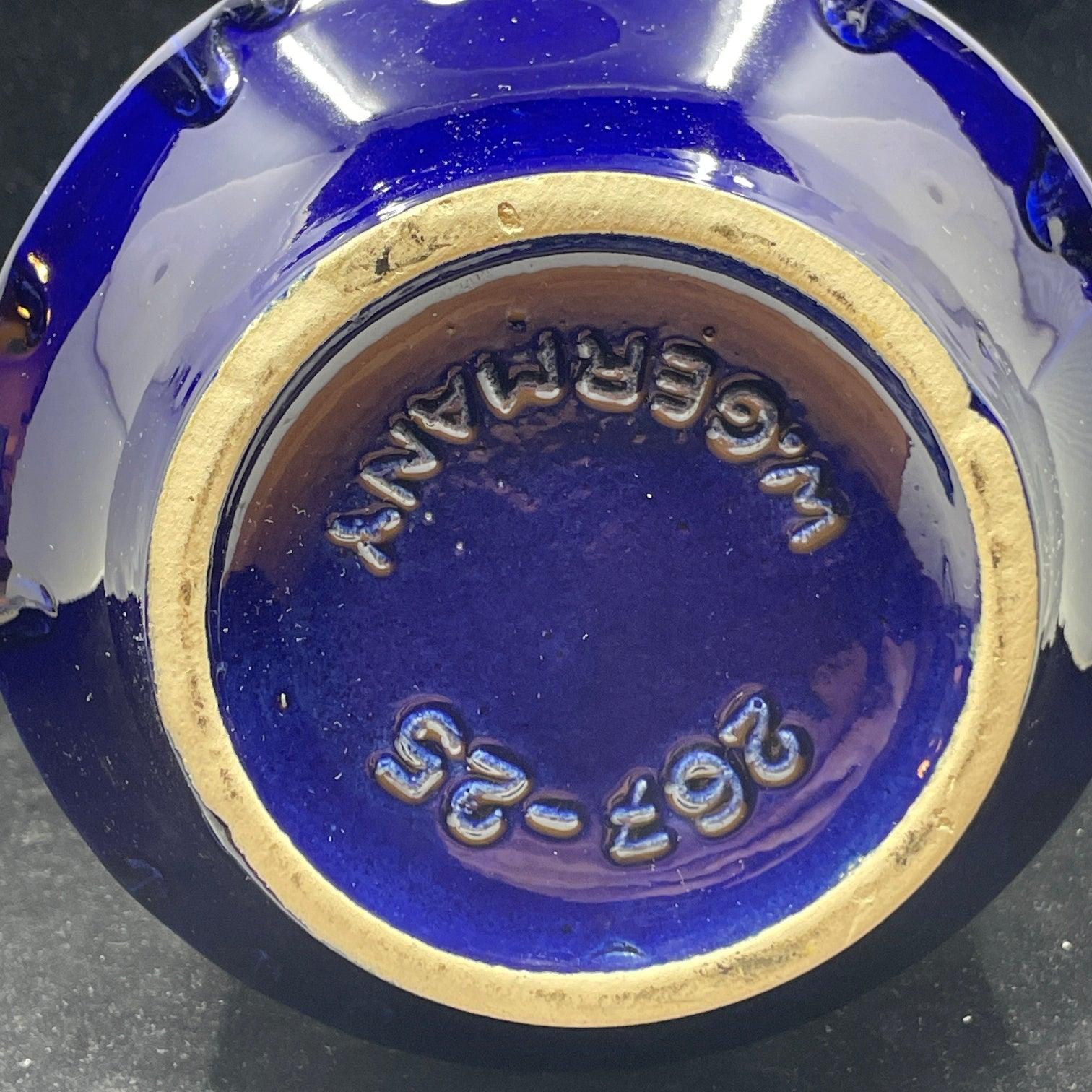 West German Cobalt Blue Vase - William Cross
