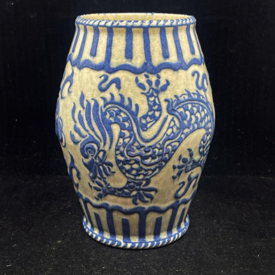 Charlotte Rhead Blue Dragon Vase - William Cross