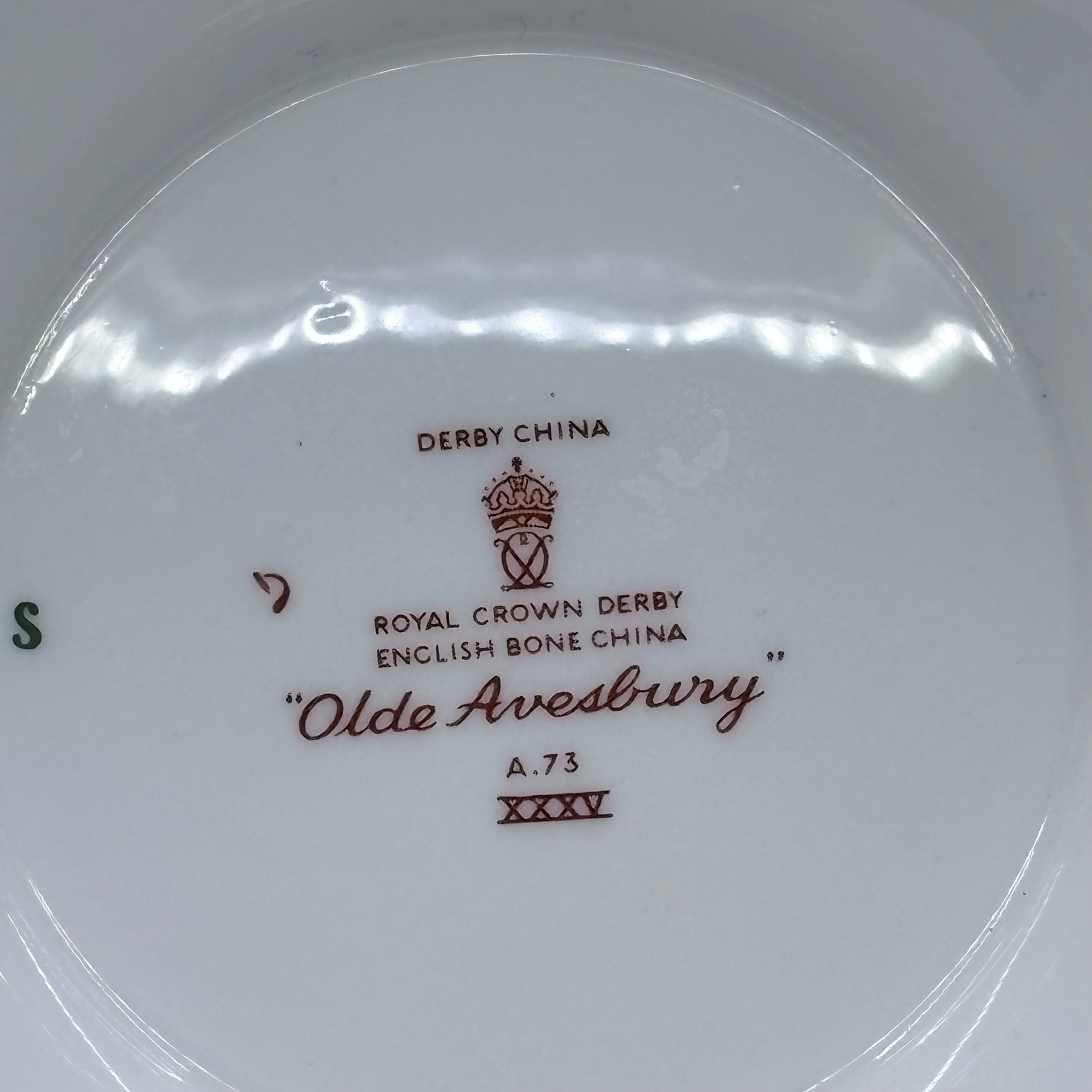 Royal Crown Derby Olde Avesbury Footed Comport