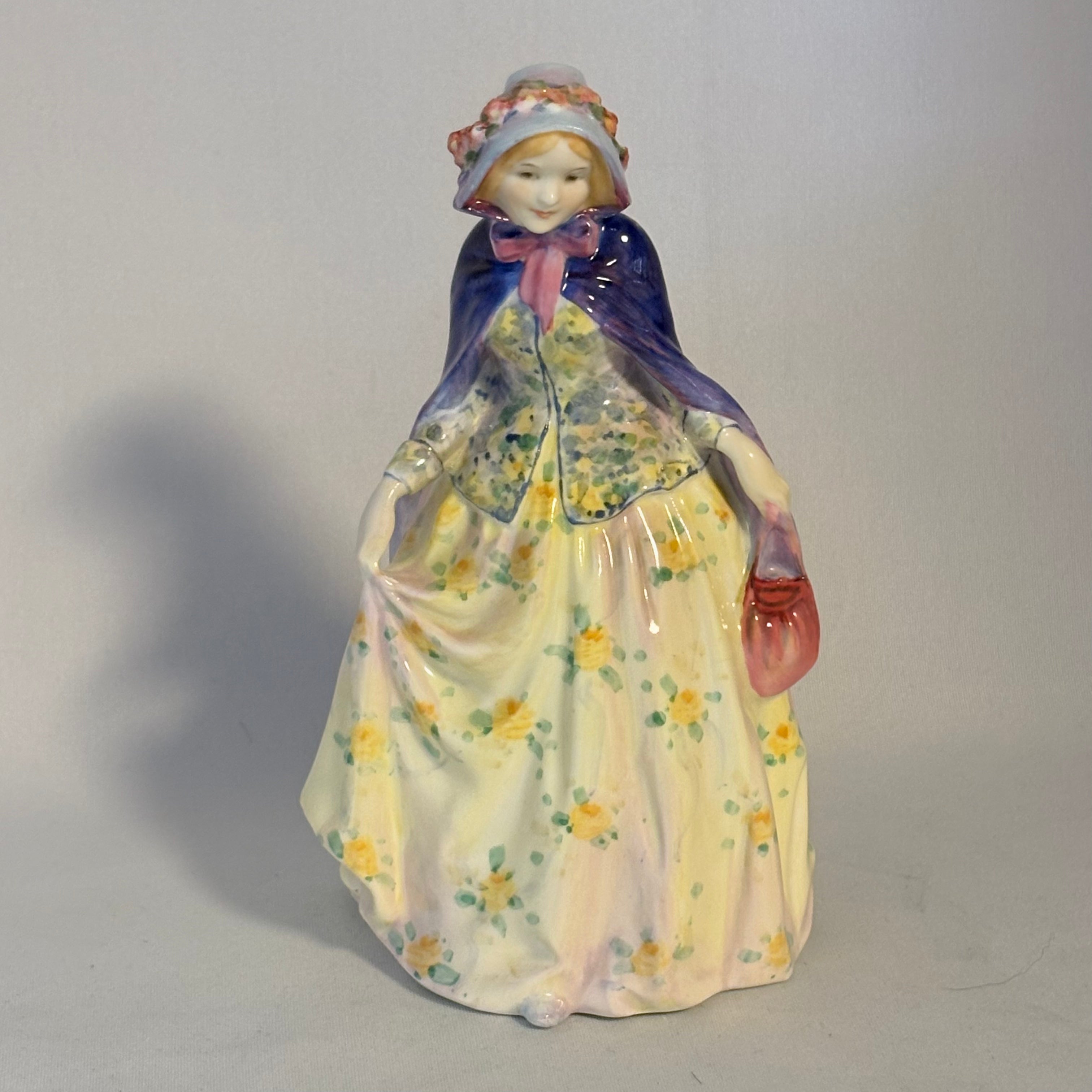 Royal Doulton Figurine Jennifer HN1484 – Vintage English Bone China – Antique Royal Doulton Lady Figure