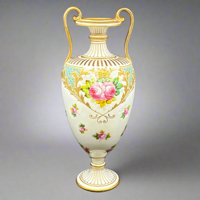 Royal Doulton Signed Rose Vase - William Cross