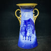 Royal Doulton Blue Children Double Handle Vase- William Cross