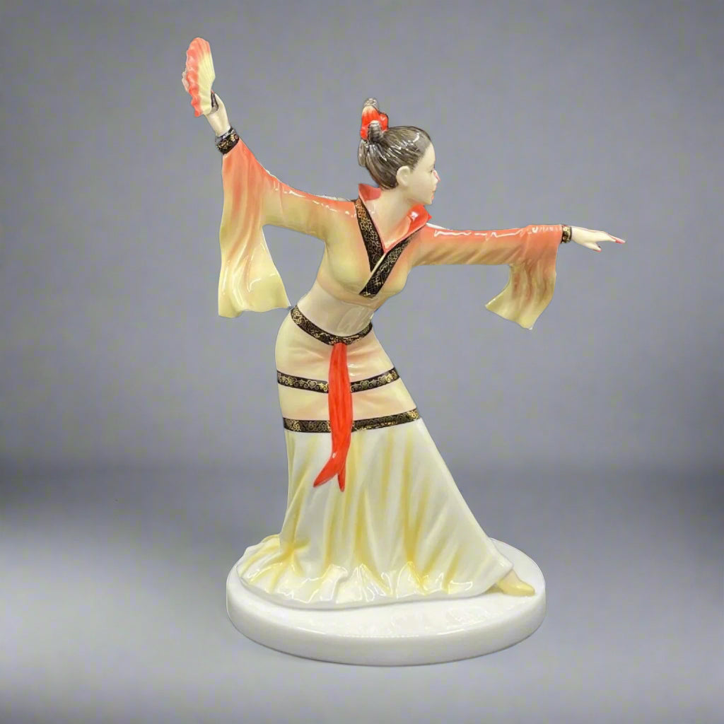 Royal Doulton Figurine Chinese Fan Dance HN5568 - William Cross