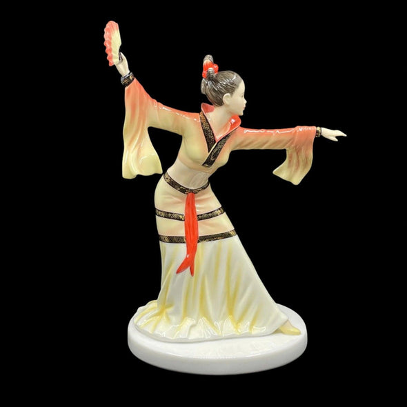 Royal Doulton Figurine Chinese Fan Dance HN5568 - William Cross