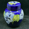 Walter Moorcroft Blue Hibiscus Ginger Jar- William Cross