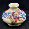 Walter Moorcroft Blue Orchid & Spring Flower Vase - William Cross