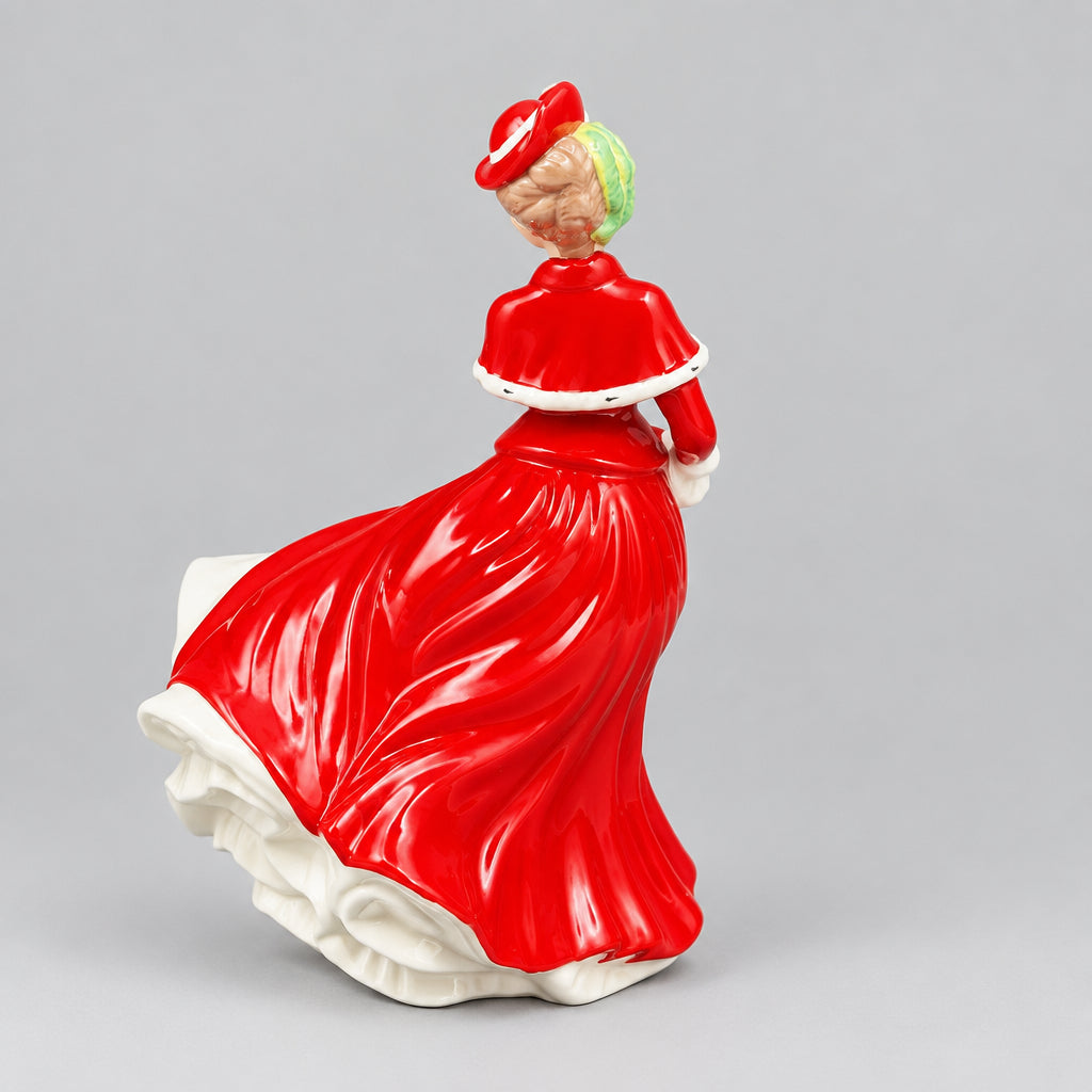 Royal Doulton Figurine Christmas Celebration HN4721, back view
