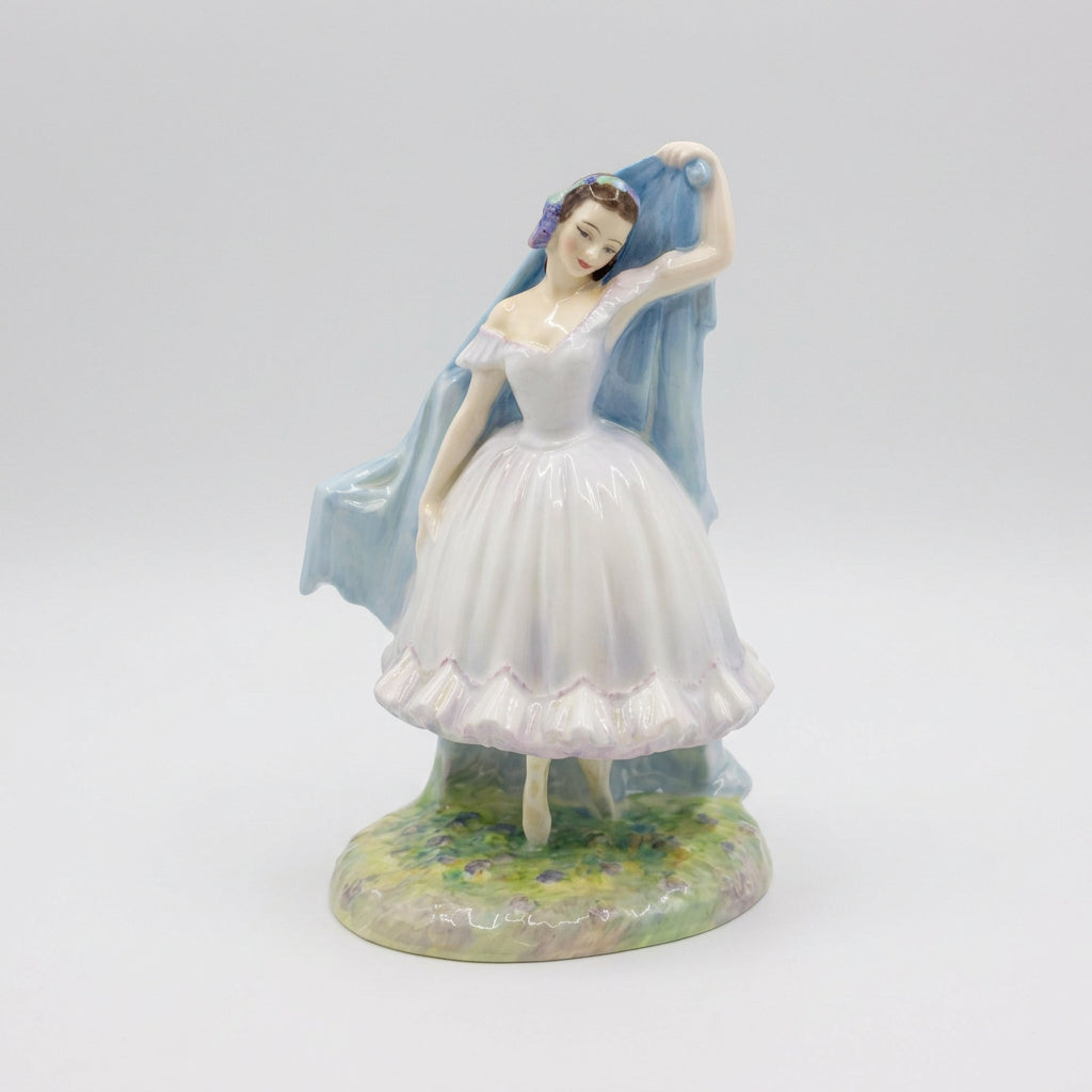 Royal Doulton figurine The Forest Glade HN2140, a 7 inch hand-painted bone china lady figure from 1954–1965