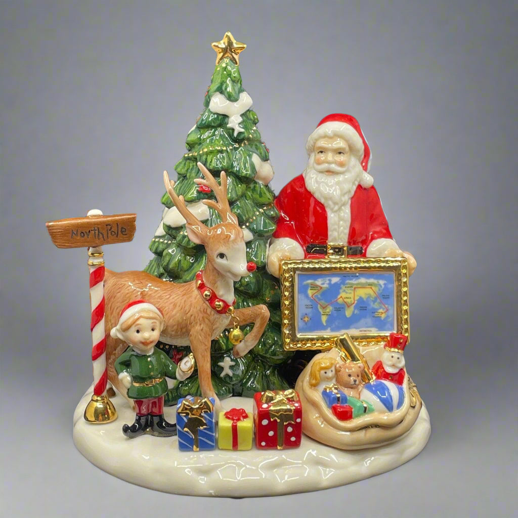 Royal Doulton Figurine Santas World Map HN5469  William Cross