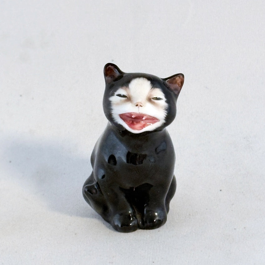 Royal Doulton Figurine Lucky Black Cat K12