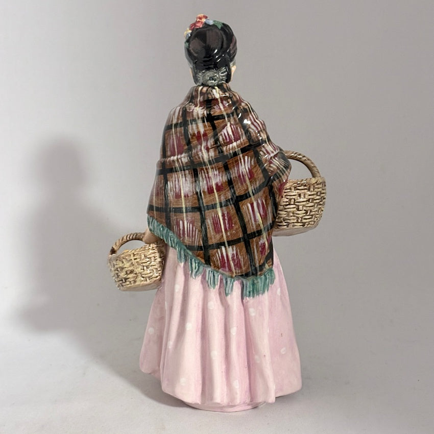 Royal Doulton Figurine Orange Lady HN1759 Earthenware