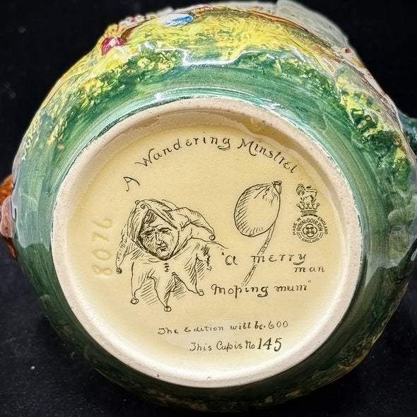 Royal Doulton Loving Cup The Wandering Minstrel - William Cross 