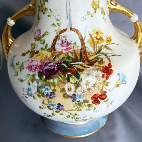 Pair of Large French Neoclassical Vases  - William Cross