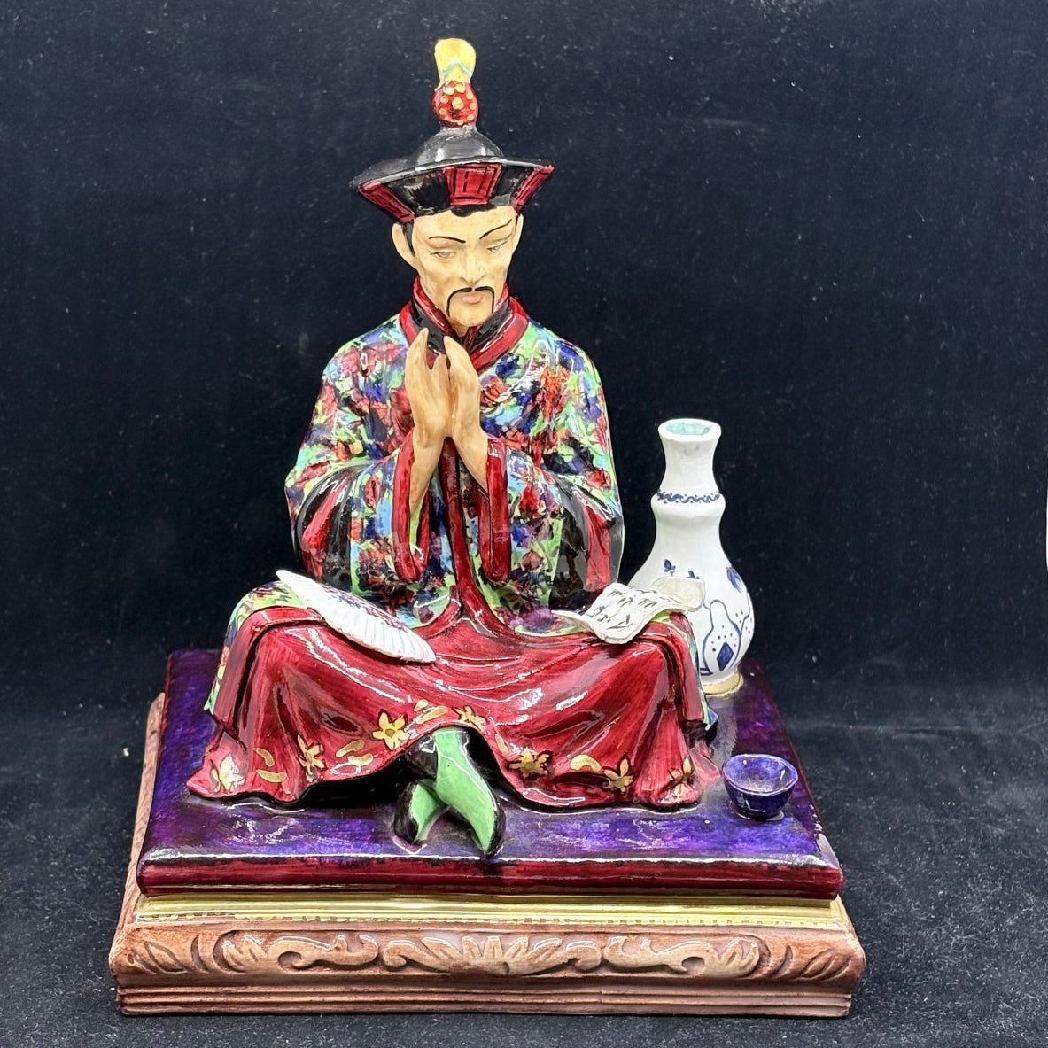 Reg Johnson Chien Lung of the Mancou Dynasty Figurine - William Cross