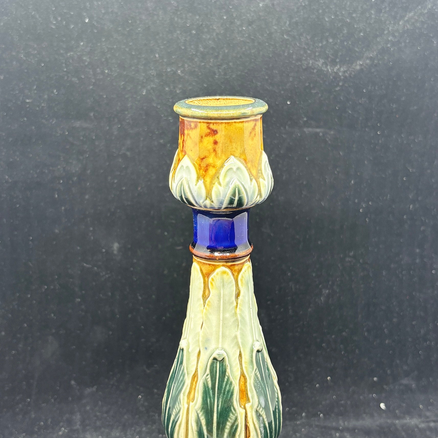 Royal Doulton Lambeth Art Nouveau Candlestick